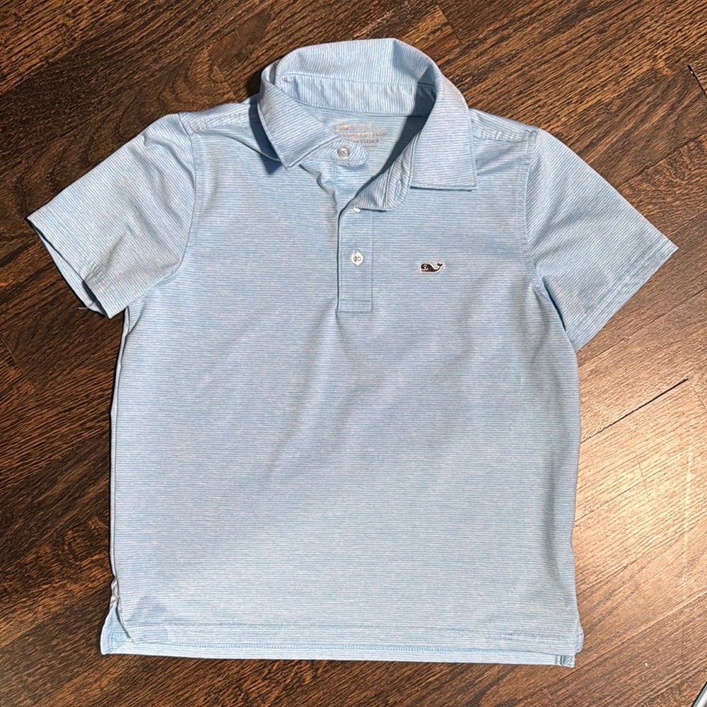 Vineyard Vines Kids Blue Polo Shirt